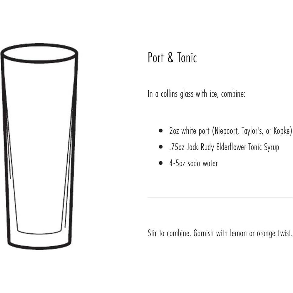 Jarabe Tónico de Flor de Sáuco Jack Rudy 473 ml