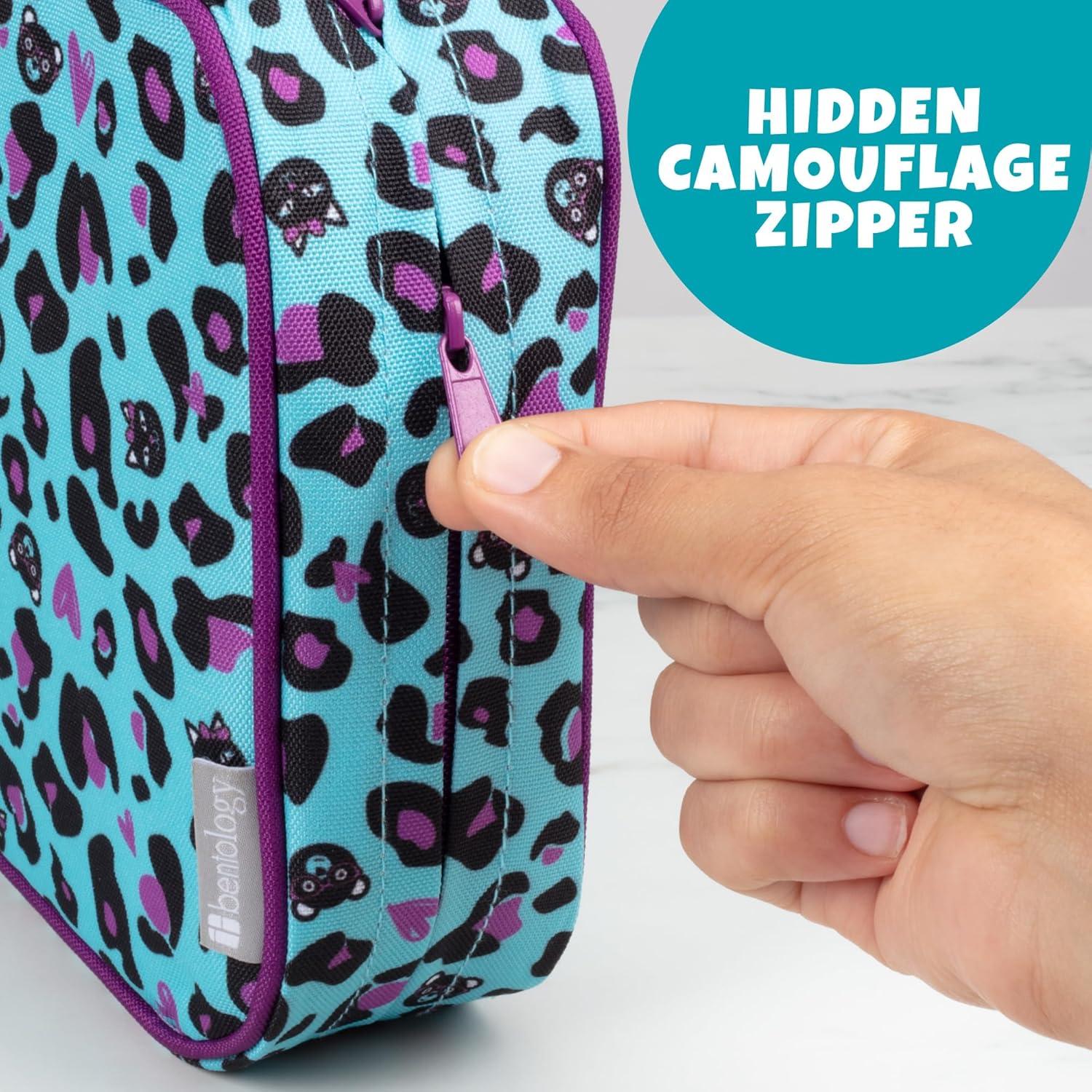 Bolsa de Almuerzo Térmica Bentology Pantera - Impermeable 25.4x20.3 cm