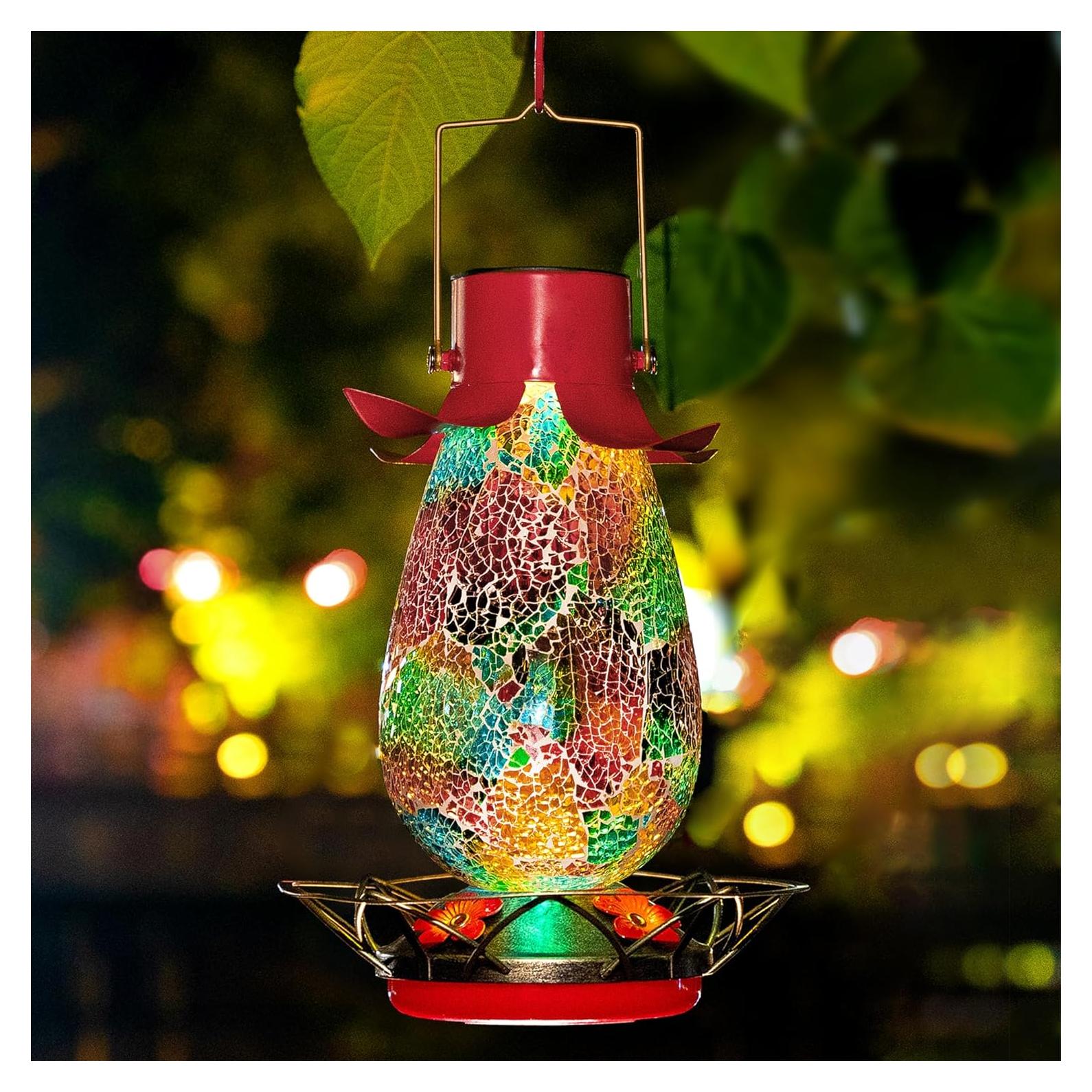 Alimentador Solar para Colibrí MKLZ Multicolor 1.18L Impermeable