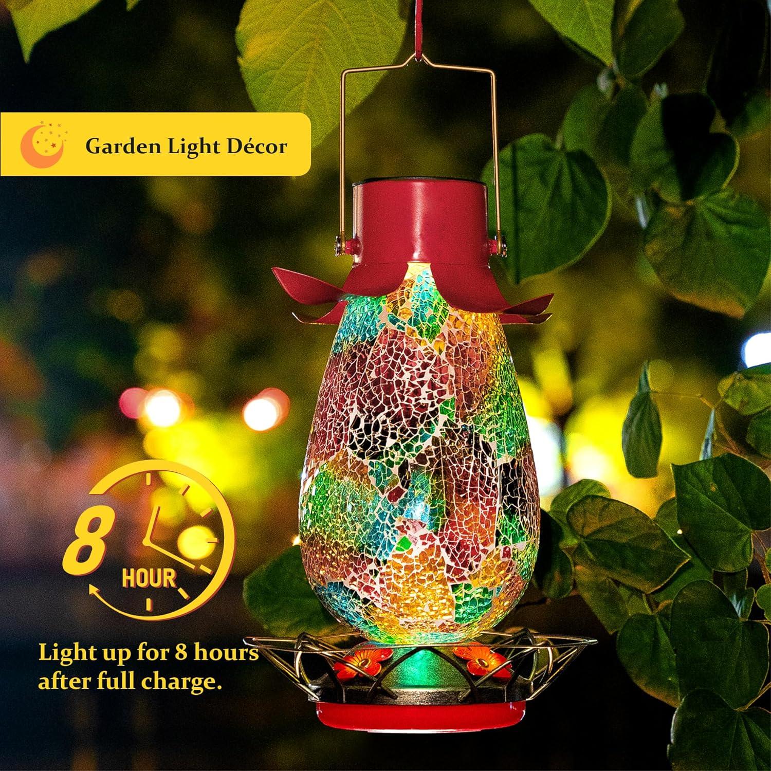 Alimentador Solar para Colibrí MKLZ Multicolor 1.18L Impermeable