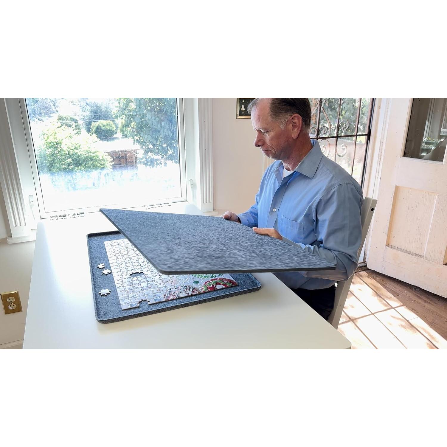 Tablero de Rompecabezas de Fieltro Gris AllwaySmart 500 Piezas