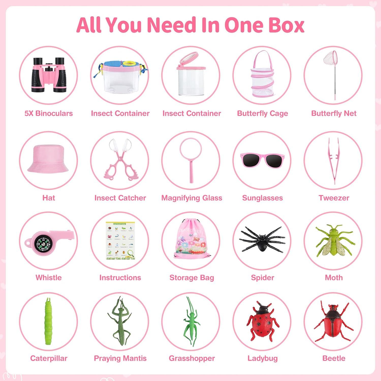 Kit de Captura de Insectos GIFTINBOX para Niños 3-12 Años