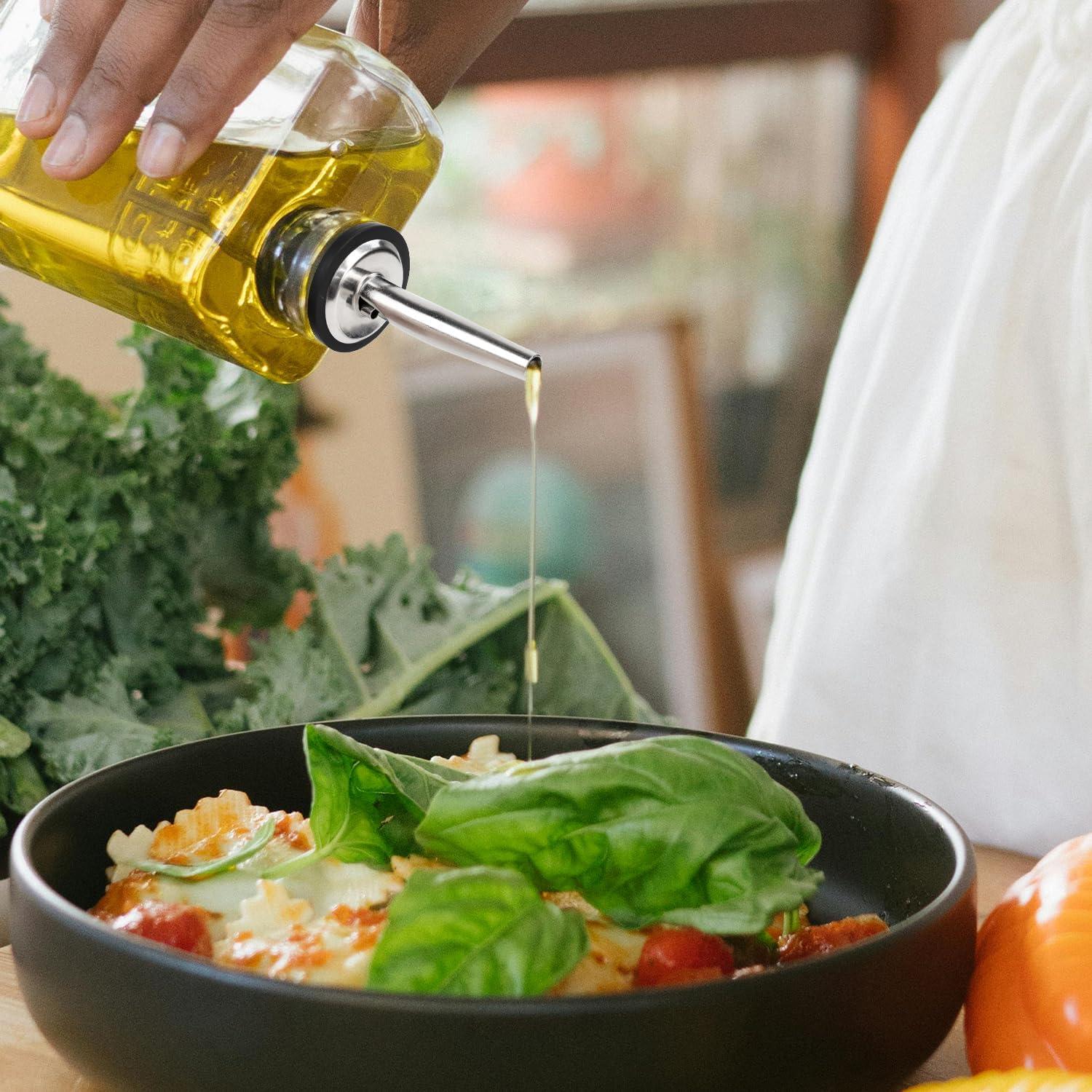 Paquete de 12 vertedores de licor Yuntop con tapas de goma