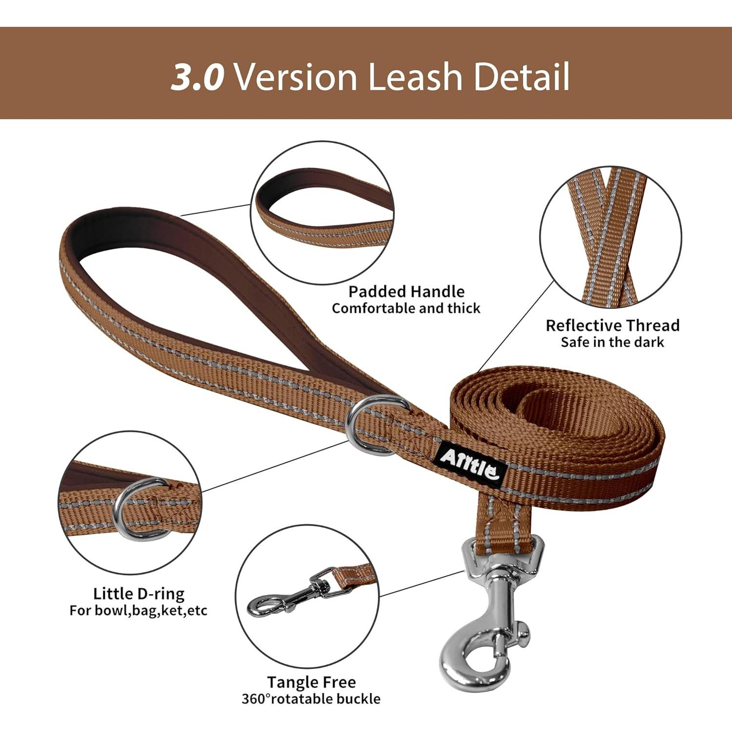 Arnés para Perros y Gatos AIITLE Beige XXXS Ajustable Reflectante