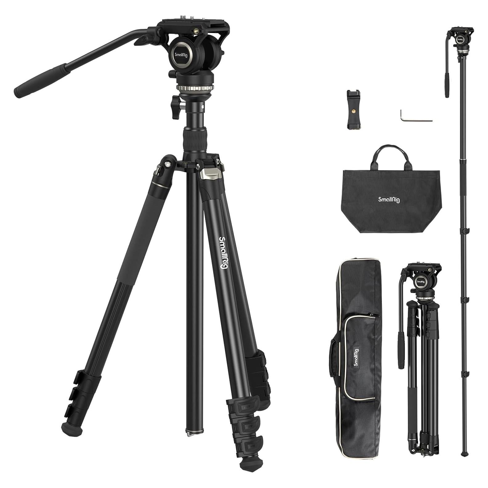 Trípode de Video SmallRig CT210 75cm con Cabeza Fluida