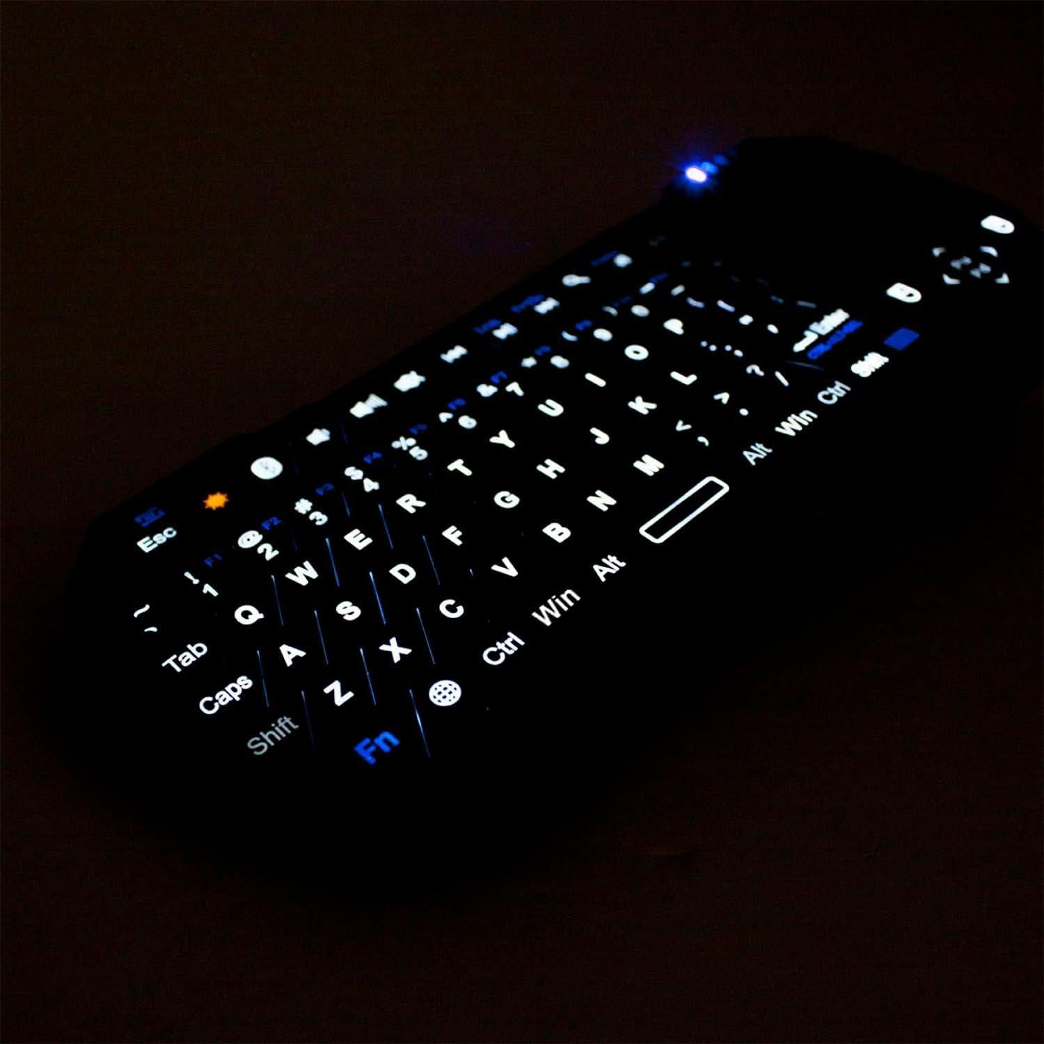 Teclado Bluetooth Fosmon QWERTY Compacto con Touchpad