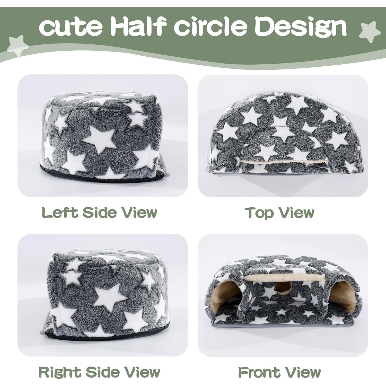 Accesorios para Cobayas MABOZOO - 2 Camas y Túnel Escondite