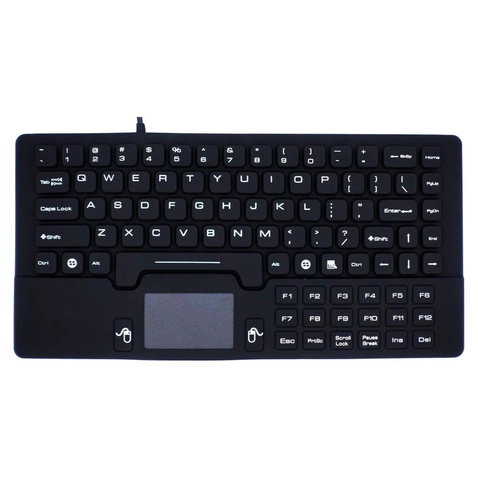 Teclado Mini Impermeable DSI IKB89 Silicona IP68 22x11cm