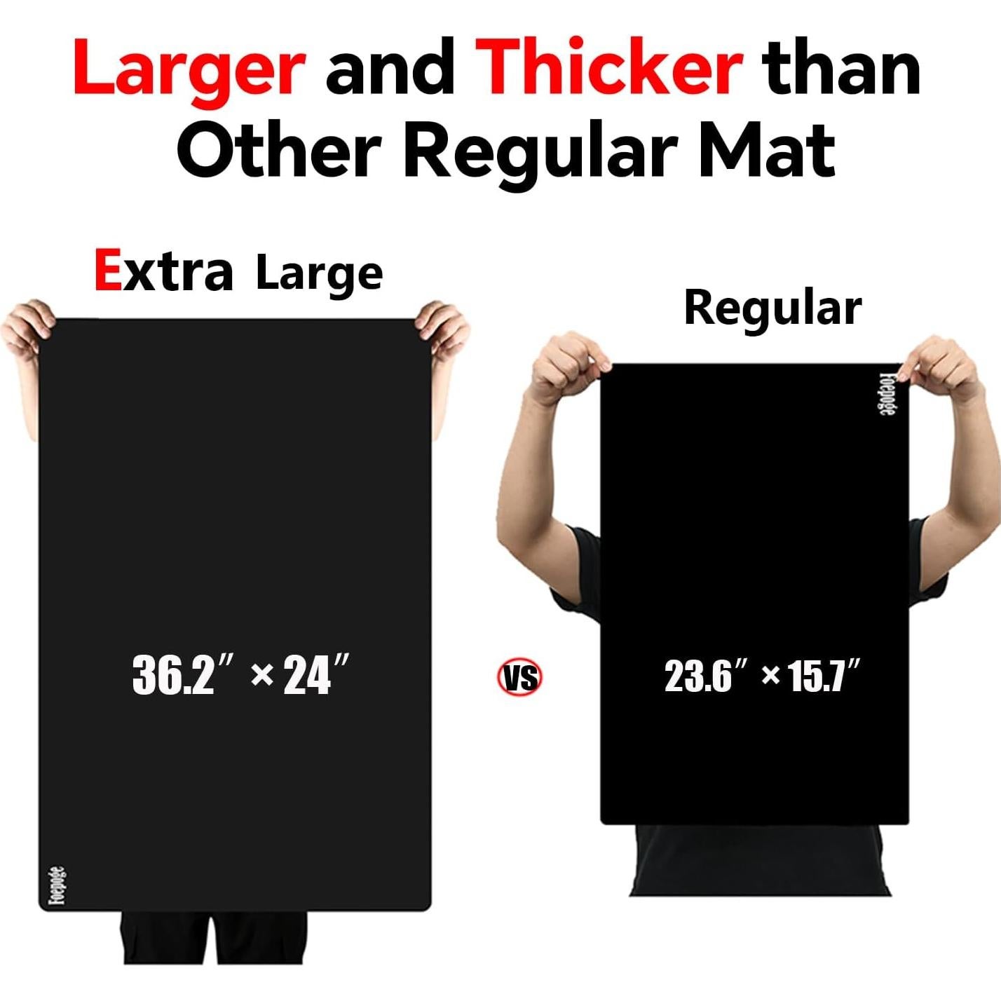 Alfombrilla de Silicona Extra Grande Foepoge 92x61cm 2mm Grado Alimenticio