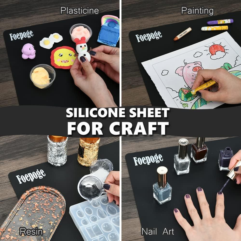 Alfombrilla de Silicona Extra Grande Foepoge 92x61cm 2mm Grado Alimenticio