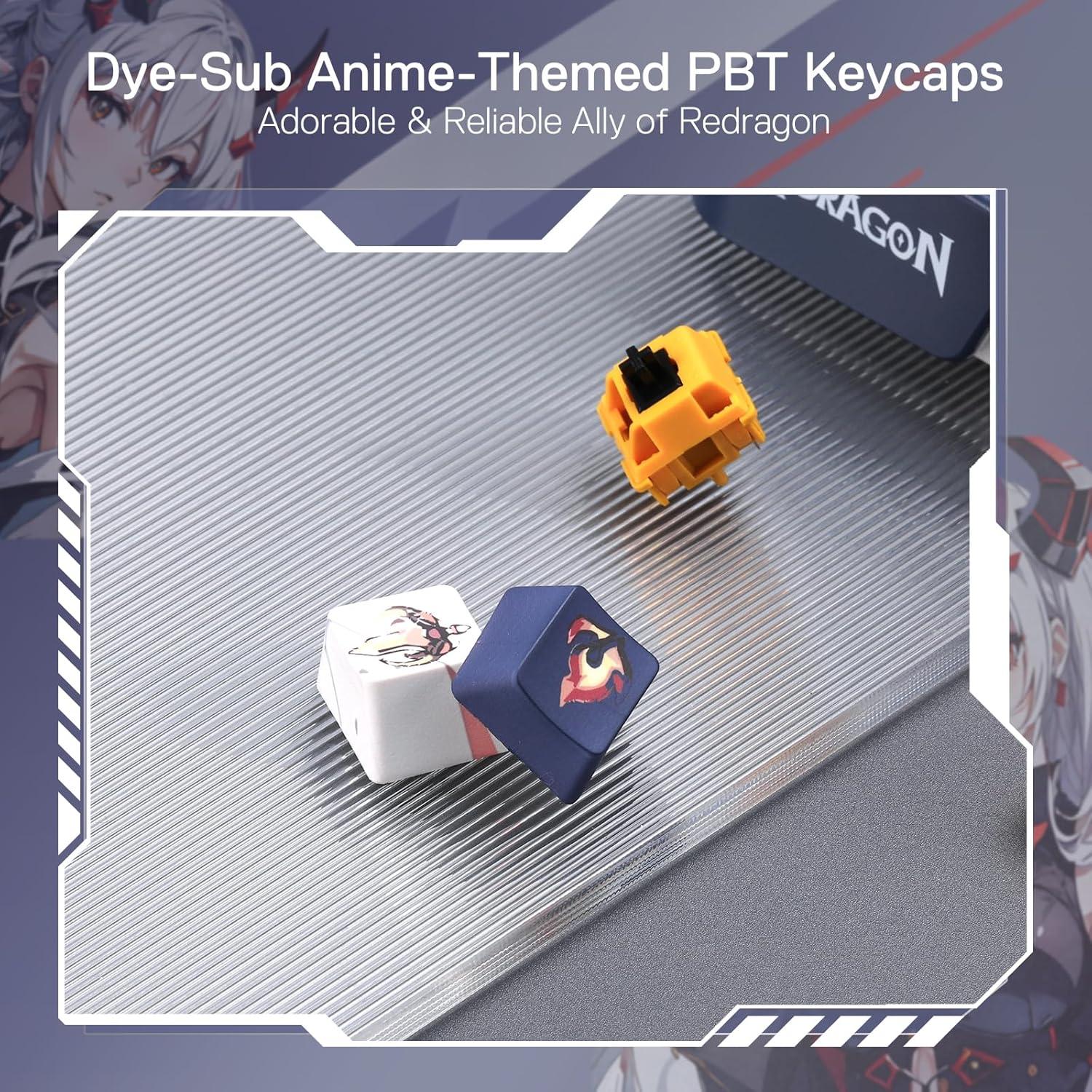 Teclado Mecánico Inalámbrico Redragon K686 PRO 98 Teclas RGB