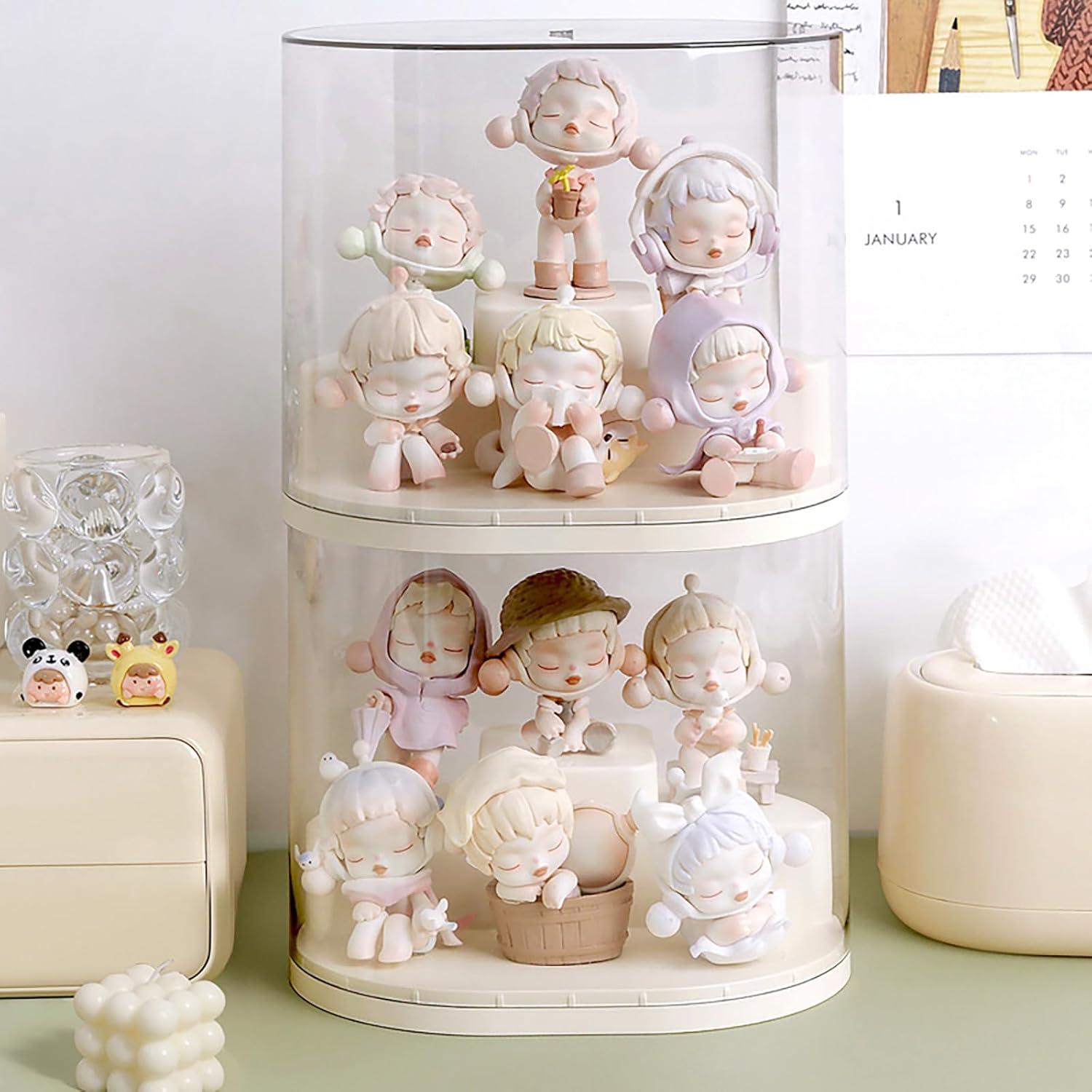 Estuche de Exhibición Rotativo ZZFENGKR 18.5x14x16 cm