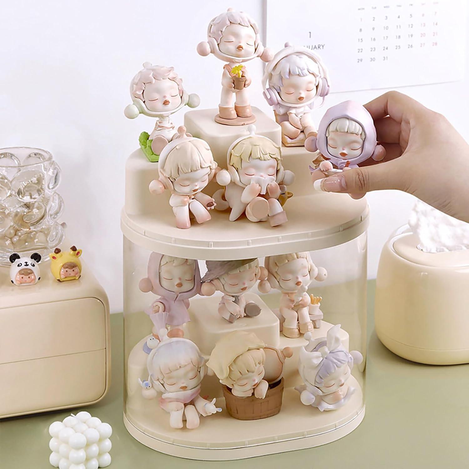 Estuche de Exhibición Rotativo ZZFENGKR 18.5x14x16 cm