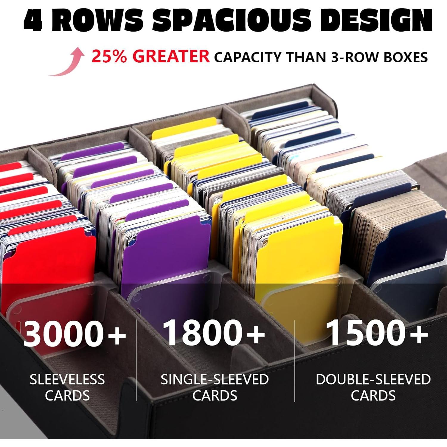 Caja de Almacenamiento de Cartas TONYLAIJIANTAO 3000+ con Divisores