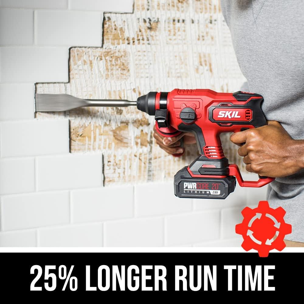 Martillo Rotativo Skil PWRCore 20V Sin Escobillas 7/8" Kit