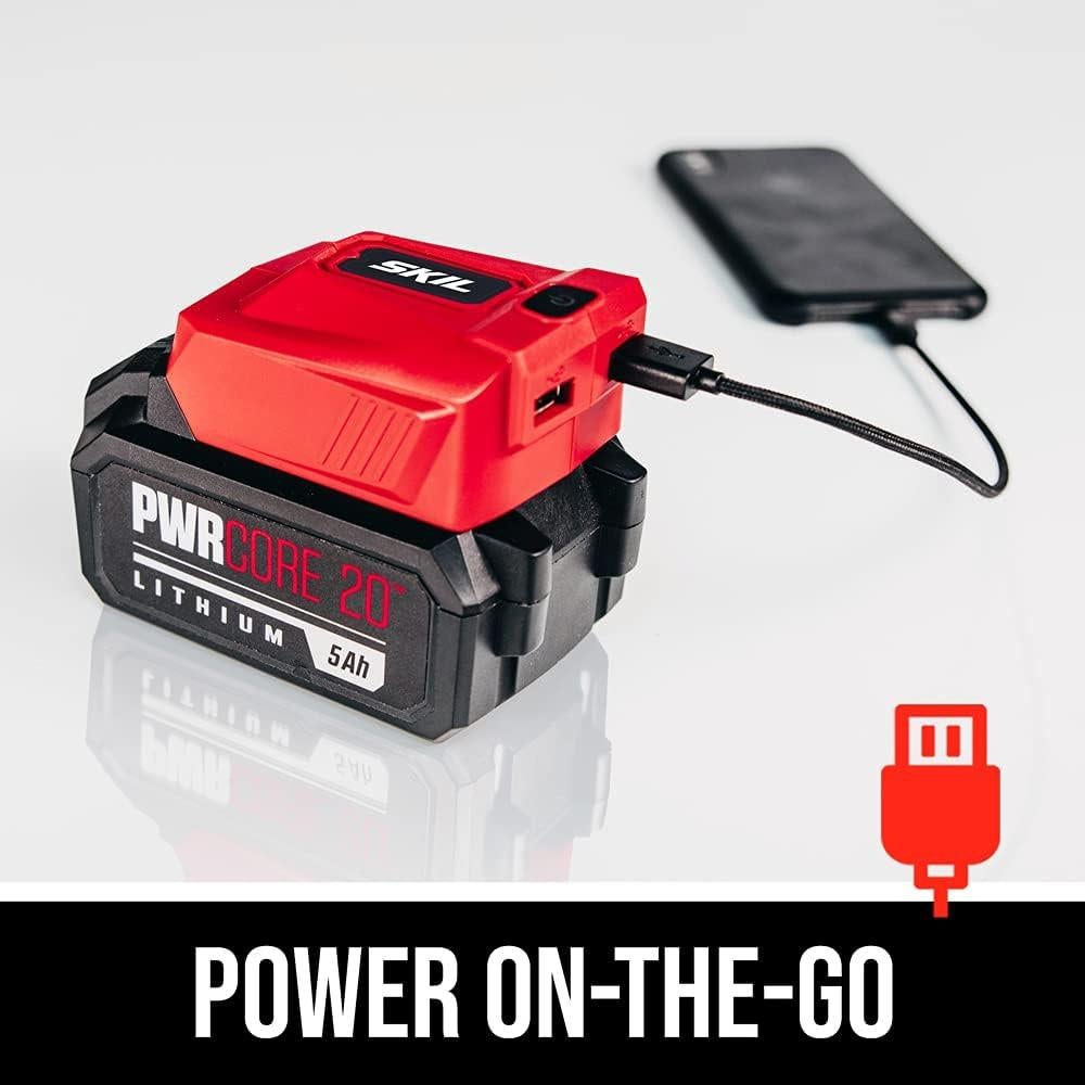 Martillo Rotativo Skil PWRCore 20V Sin Escobillas 7/8" Kit