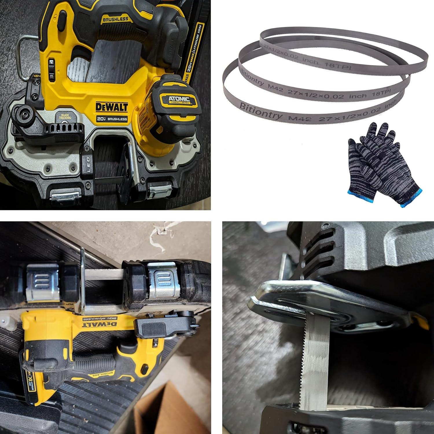 Cuchillas de sierra de cinta Bitiontry 27" 18 TPI - Paquete de 3