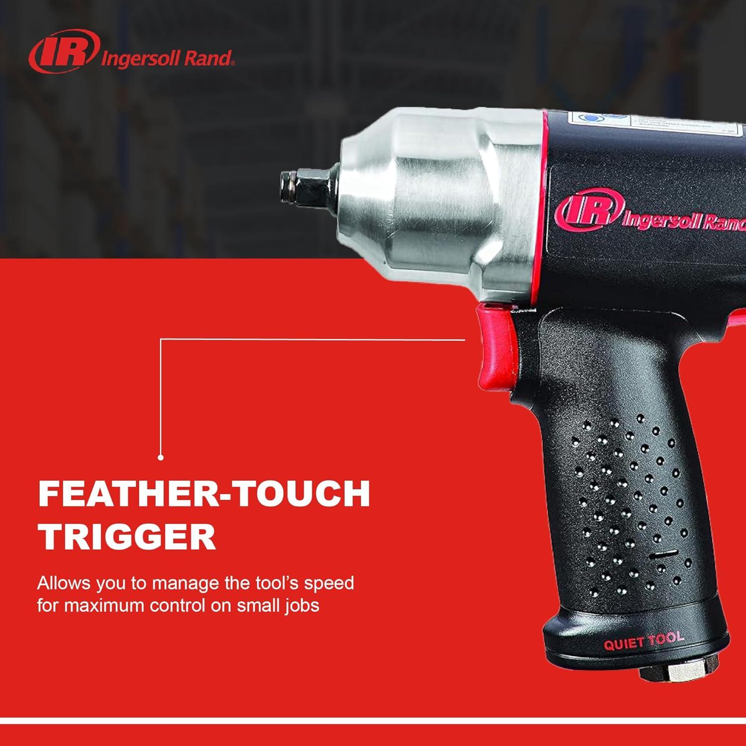 Llave de Impacto Ingersoll Rand 2115QXPA 3/8" Silenciosa 406.3 Nm