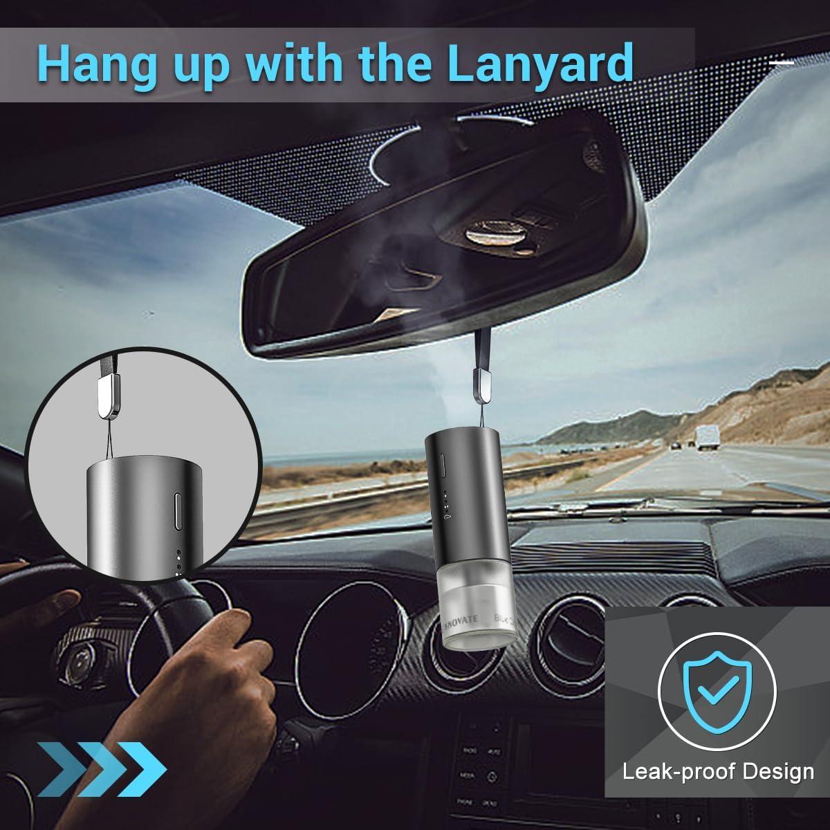 Ambientador de Coche UCINNOVATE - Difusor Ultrasónico 3 Modos