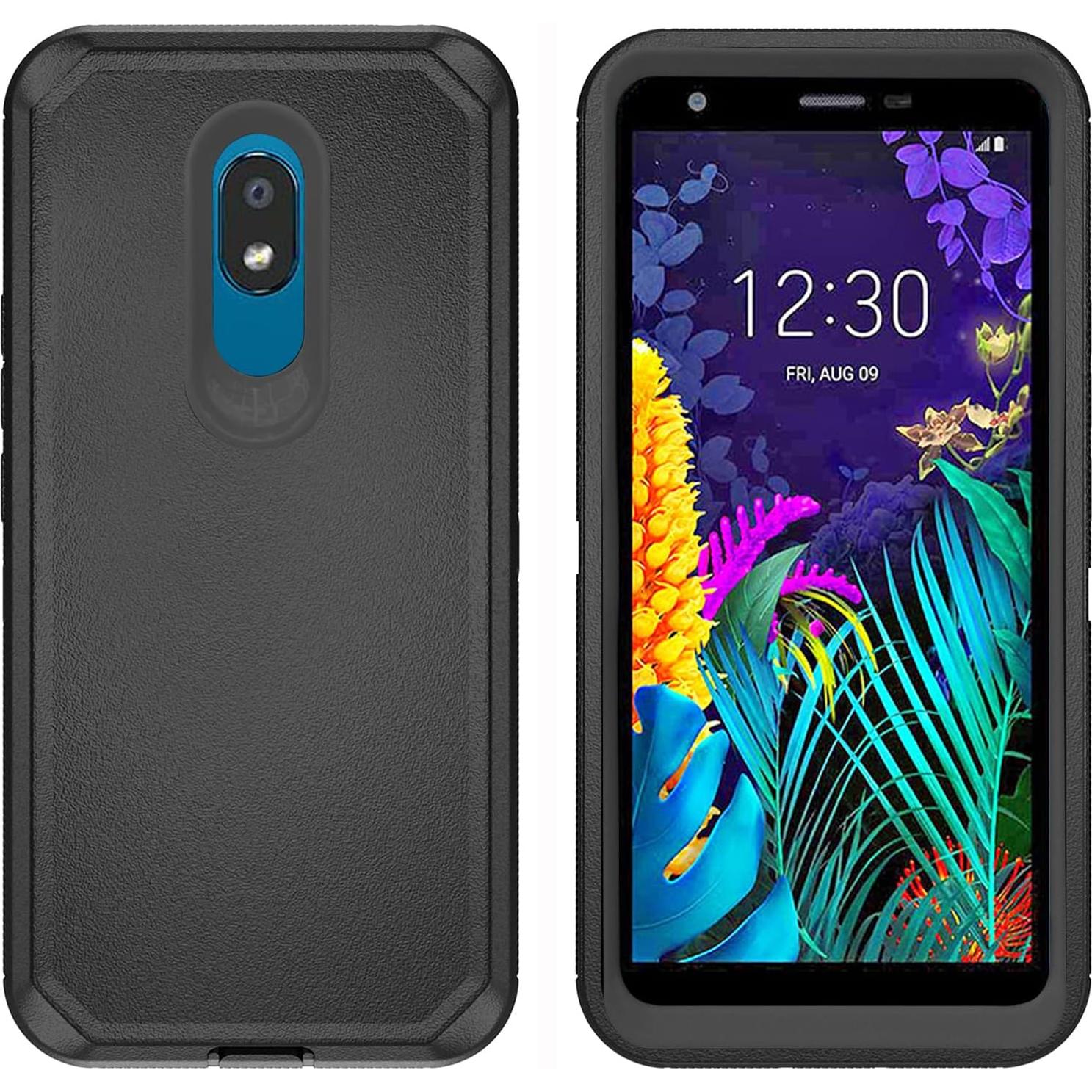 Funda Híbrida Asuwish para LG K30 2019 con Protector Pantalla