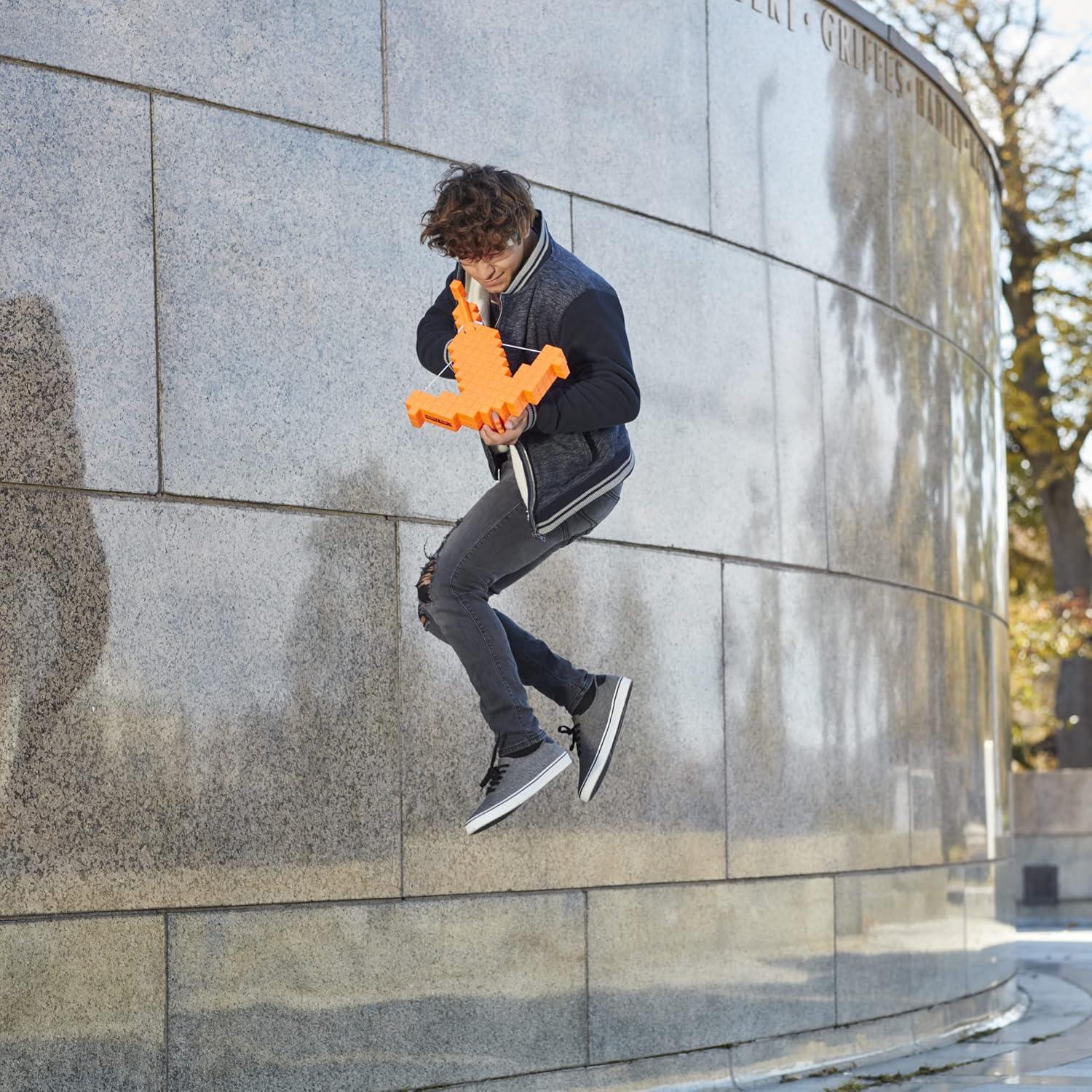 Ballesta Nerf Minecraft del Saqueador con 3 Dardos Elite