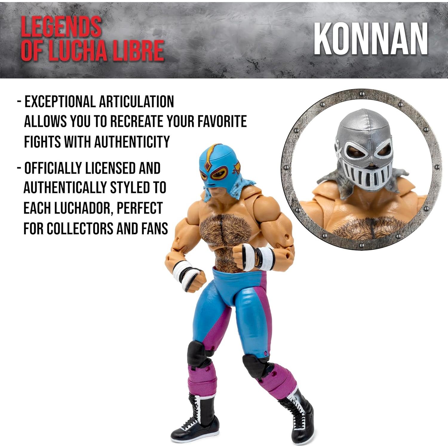 Figura de Acción Konnan Boss Fight Studio 1:12 Articulada