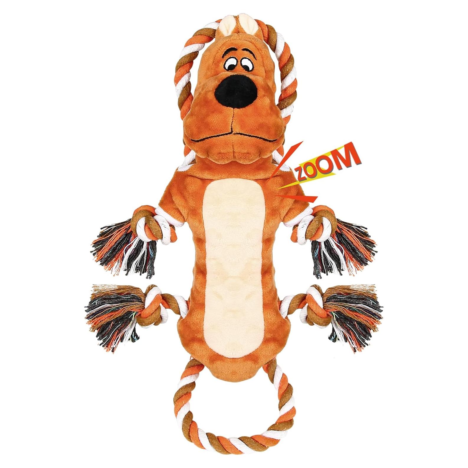 Juguete de Peluche para Perros IOKHEIRA 40cm Squeaky Marrón