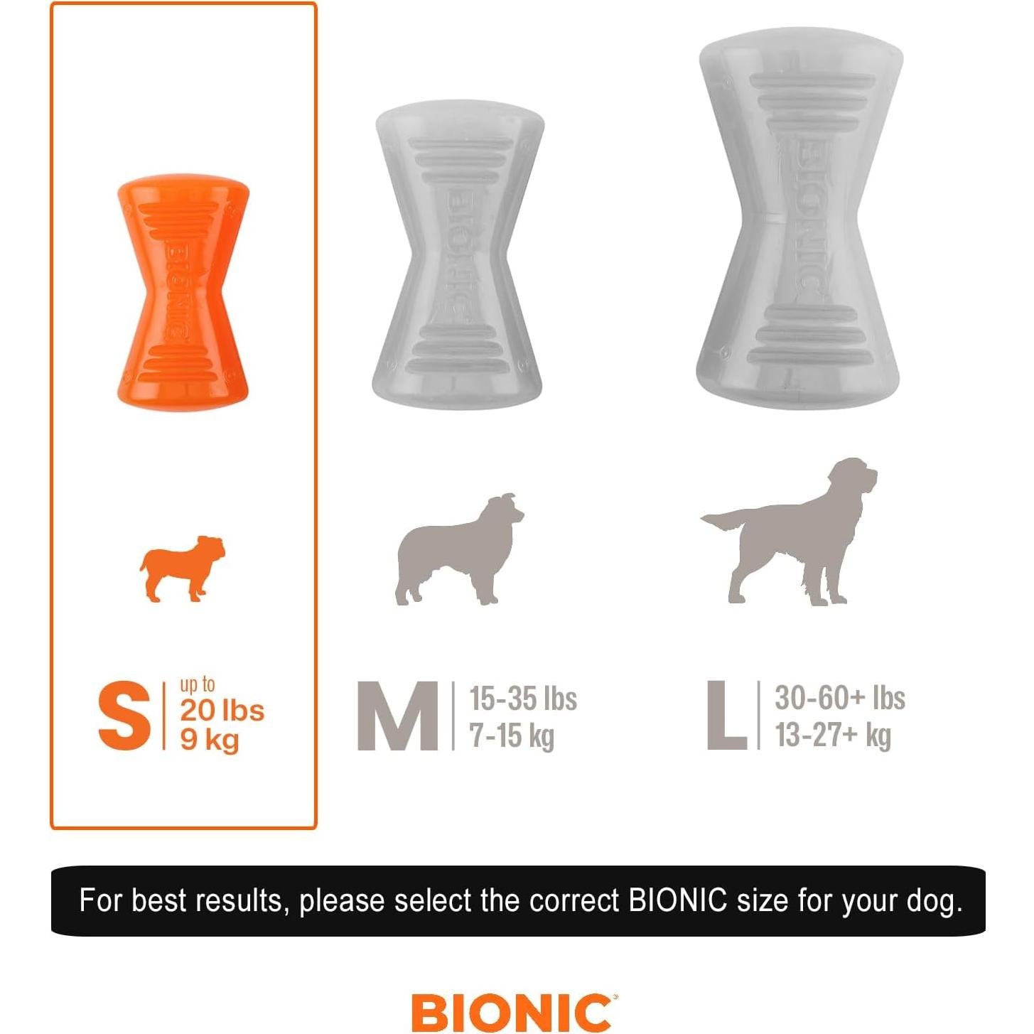 Hueso BIONIC para Perros Pequeños - Juguete Interactivo 9 kg