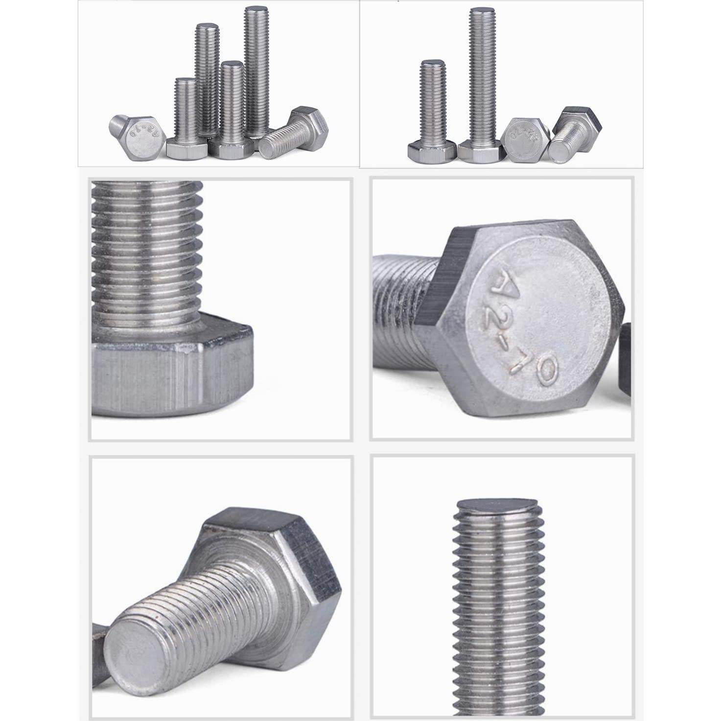 Kit 300 Pcs Tornillos y Tuercas M3 Acero Inoxidable 304 Hexagonal