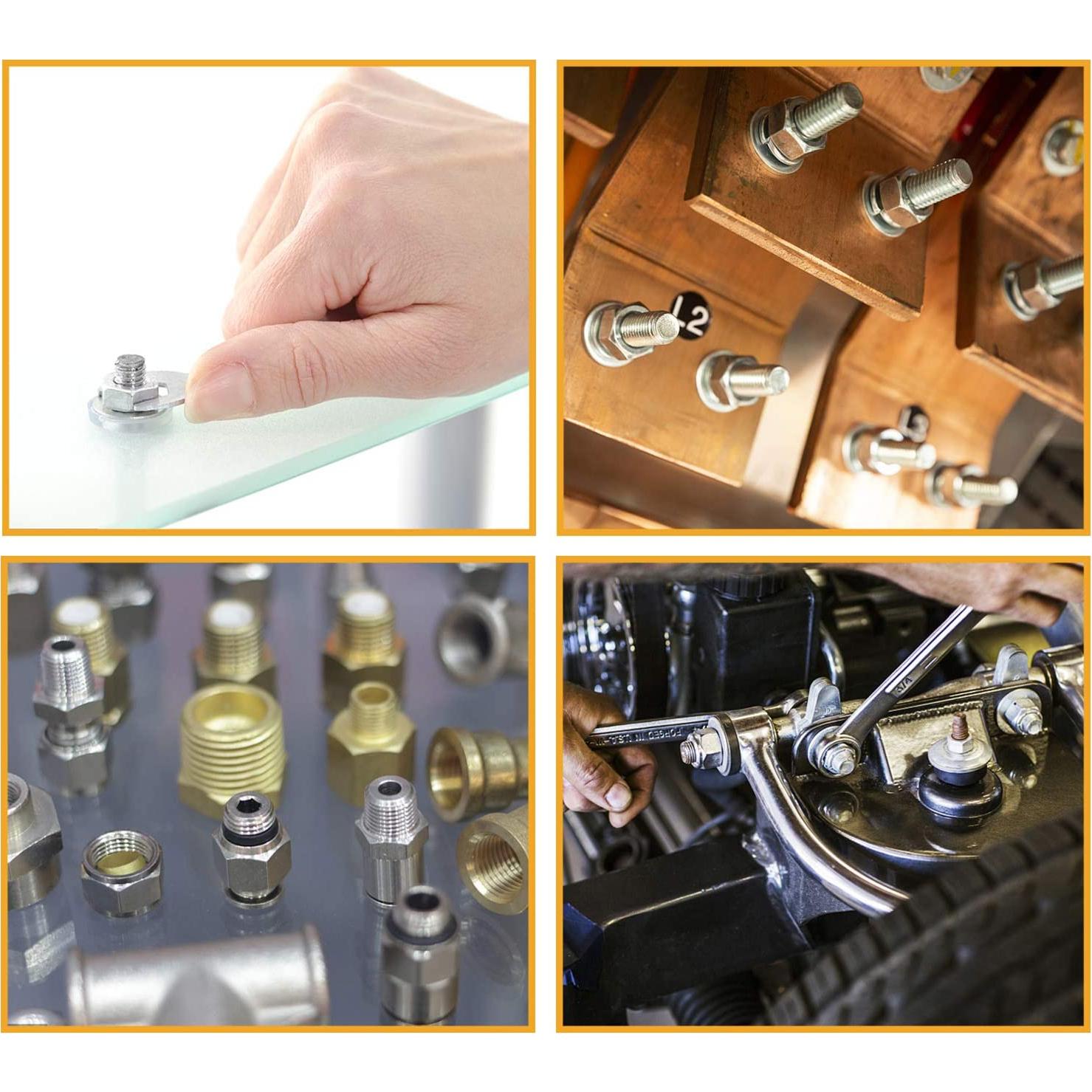 Kit 300 Pcs Tornillos y Tuercas M3 Acero Inoxidable 304 Hexagonal