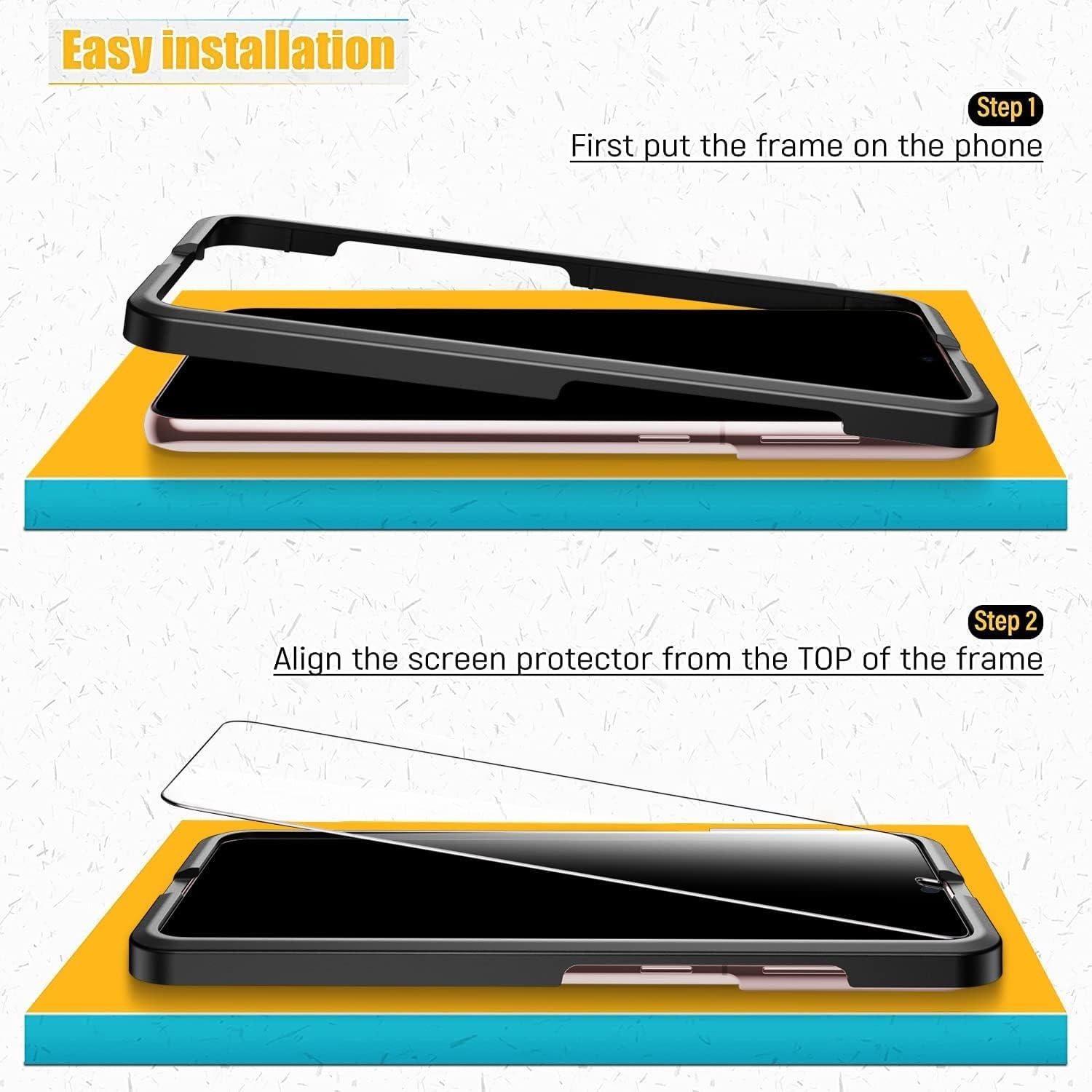 Protector Cristal Templado UniqueMe para Samsung S21 6.2" - Paquete 4