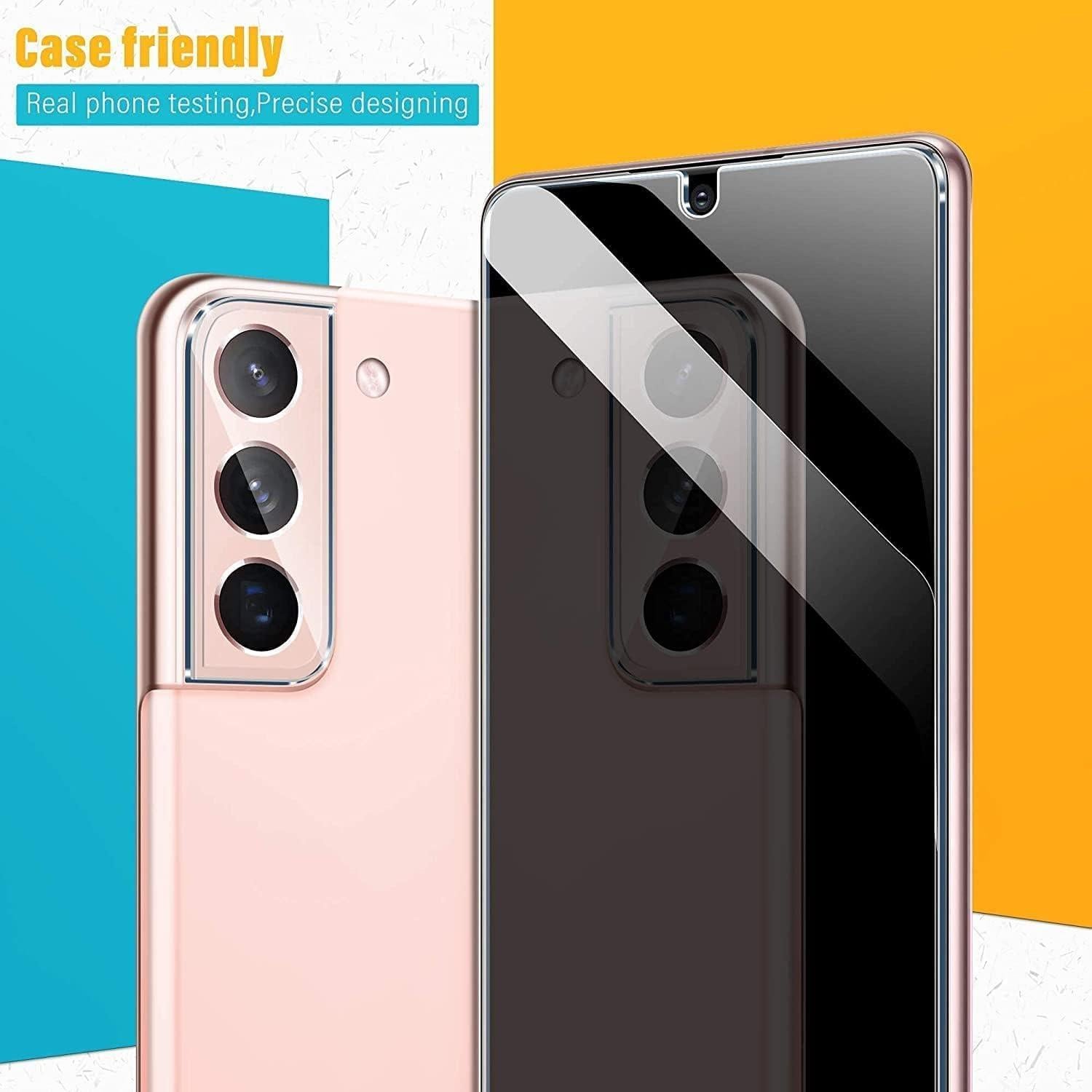 Protector Cristal Templado UniqueMe para Samsung S21 6.2" - Paquete 4