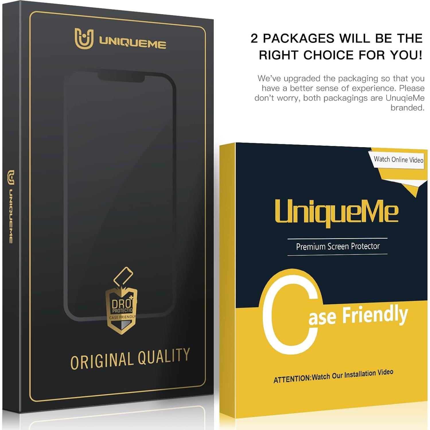 Protector Cristal Templado UniqueMe para Samsung S21 6.2" - Paquete 4