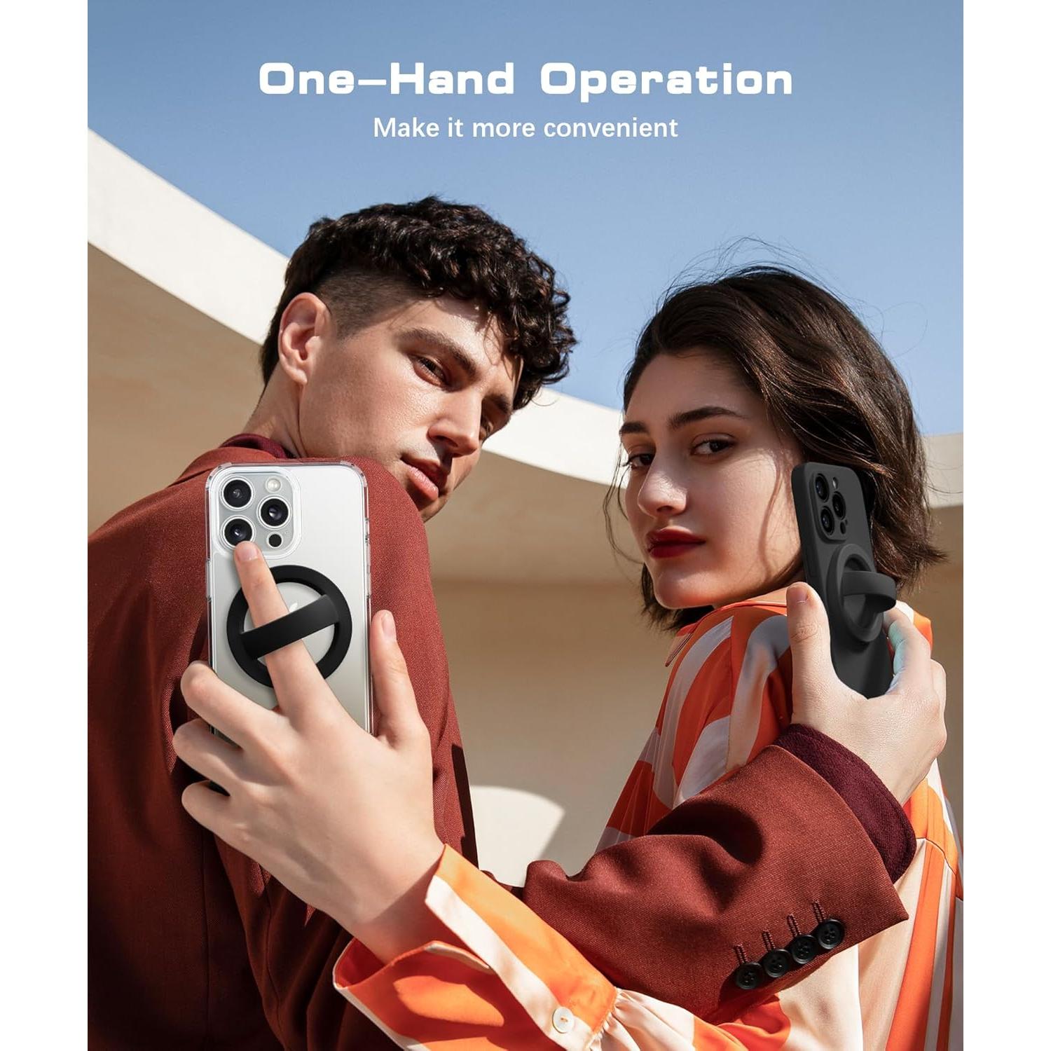 Agarrador Magnético SuydanBox para Teléfono iPhone 16/15/14/13/12