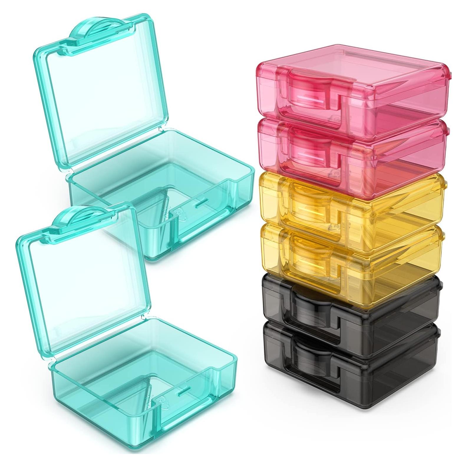 Caja Organizadora de Pastillas 8 Piezas TecQach - Plástico Transparente