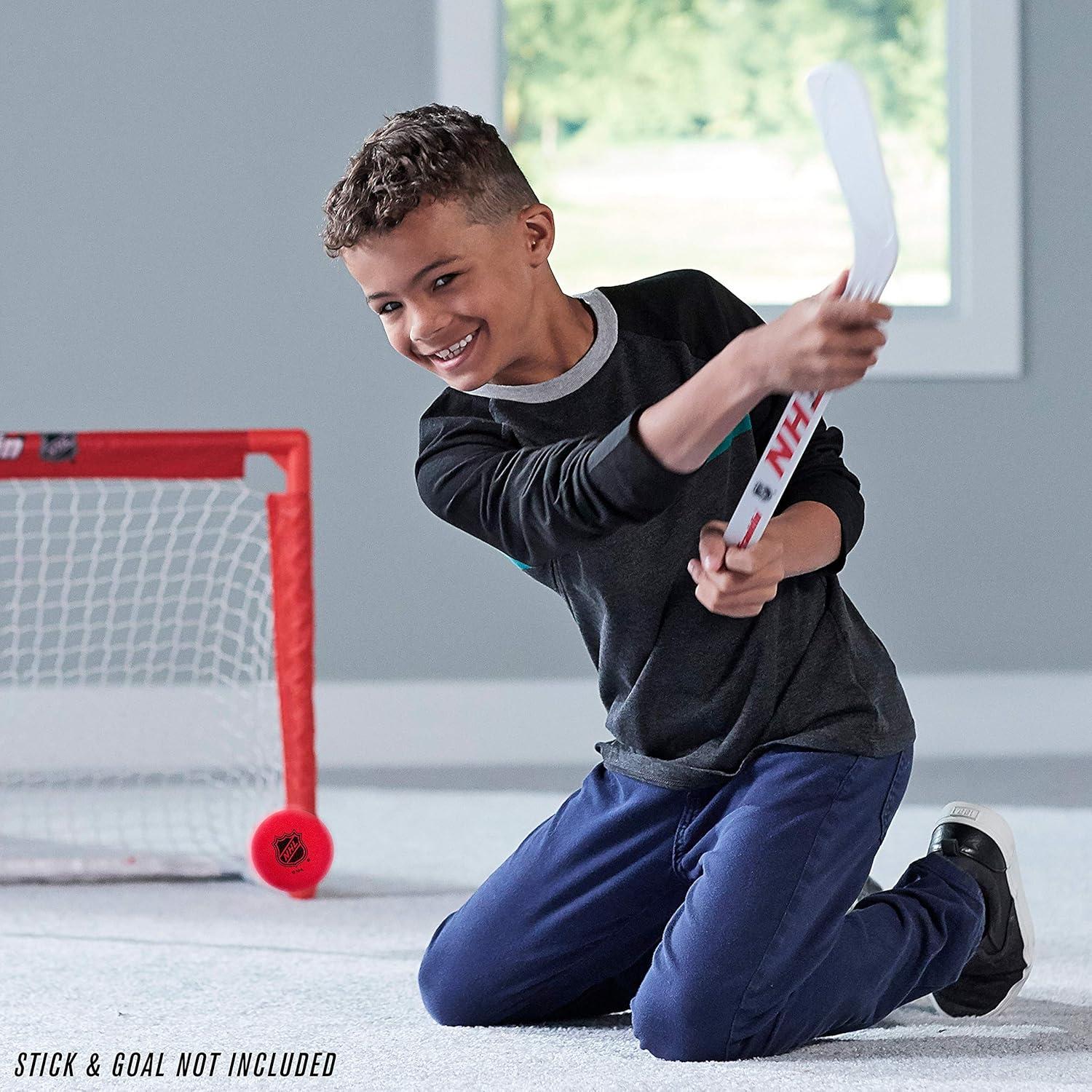 Pelotas de Hockey Mini Franklin Sports - 6 Pelotas de Espuma 5.08 cm