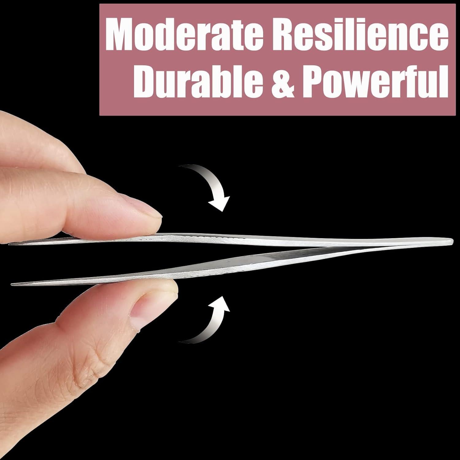 Set de Pinzas de Precisión LePinko 2PCS para Vello Facial y Cejas