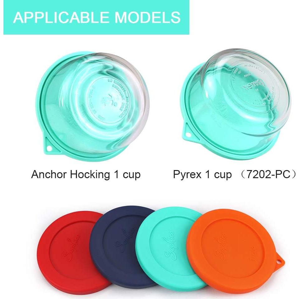 Tapa Redonda de Silicona SOPHICO para Recipiente 1 Taza - Menta