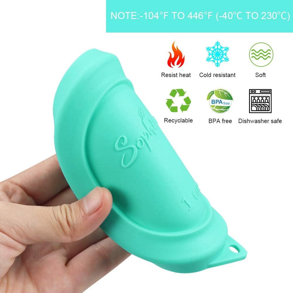 Tapa Redonda de Silicona SOPHICO para Recipiente 1 Taza - Menta