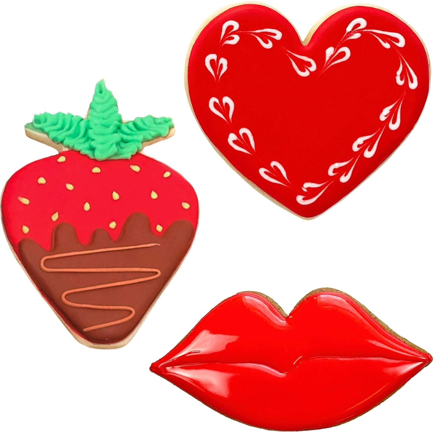 Cortadores de Galletas San Valentín Ann Clark Set 3 Piezas