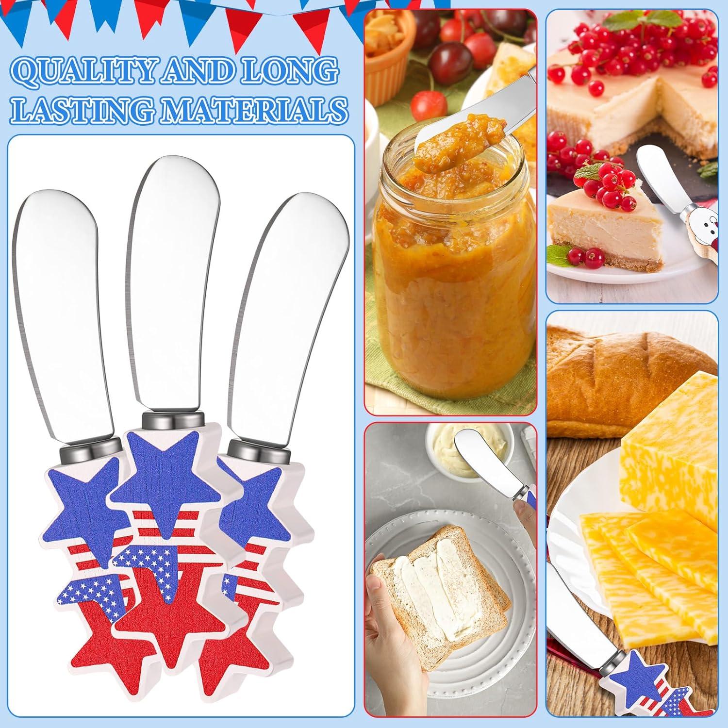 Set de 10 Cuchillos para Untar Queso Sieral - Acero Inoxidable