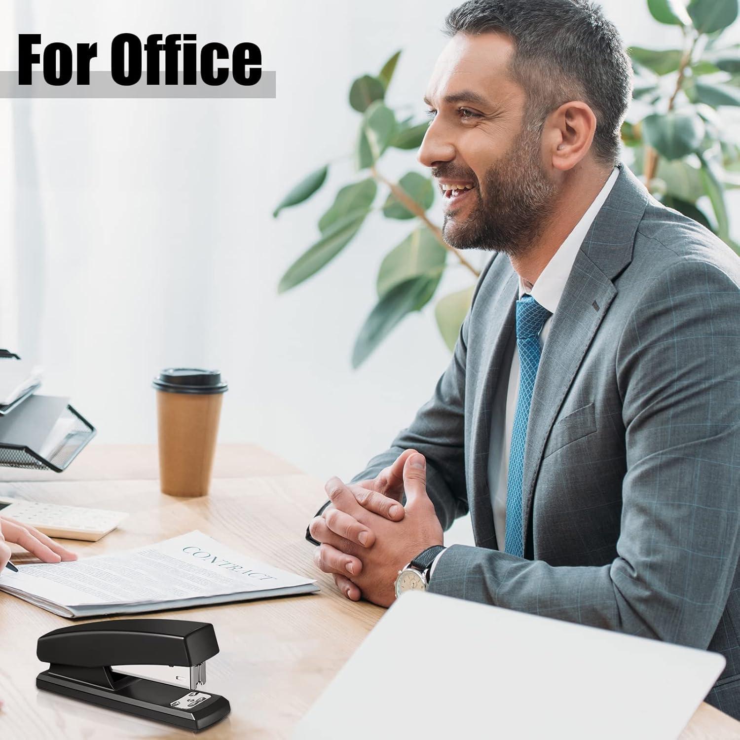 Grapadoras de Oficina Marspark 10 Pcs con 6000 Grapas 25 Hojas