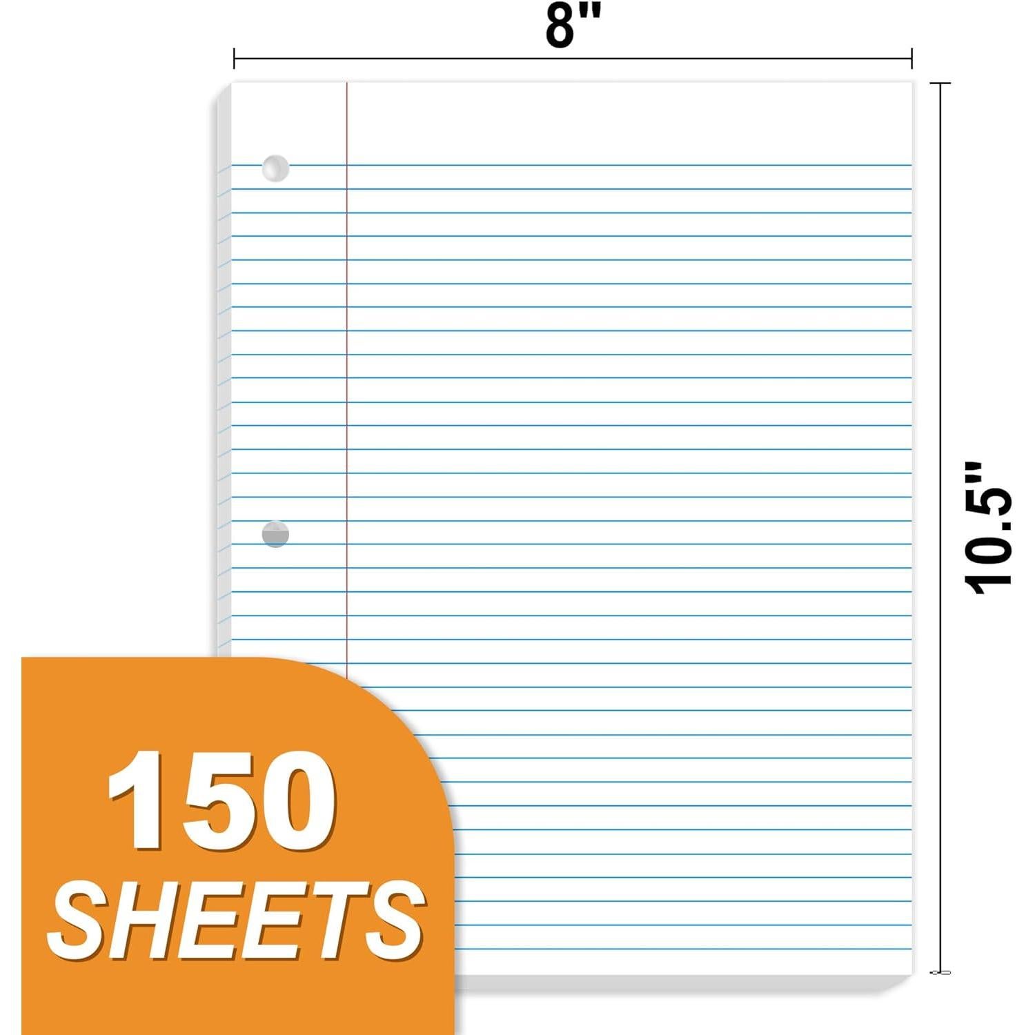 Papel Suelto Regulado SUNEE 450 Hojas 20.32x26.67 cm