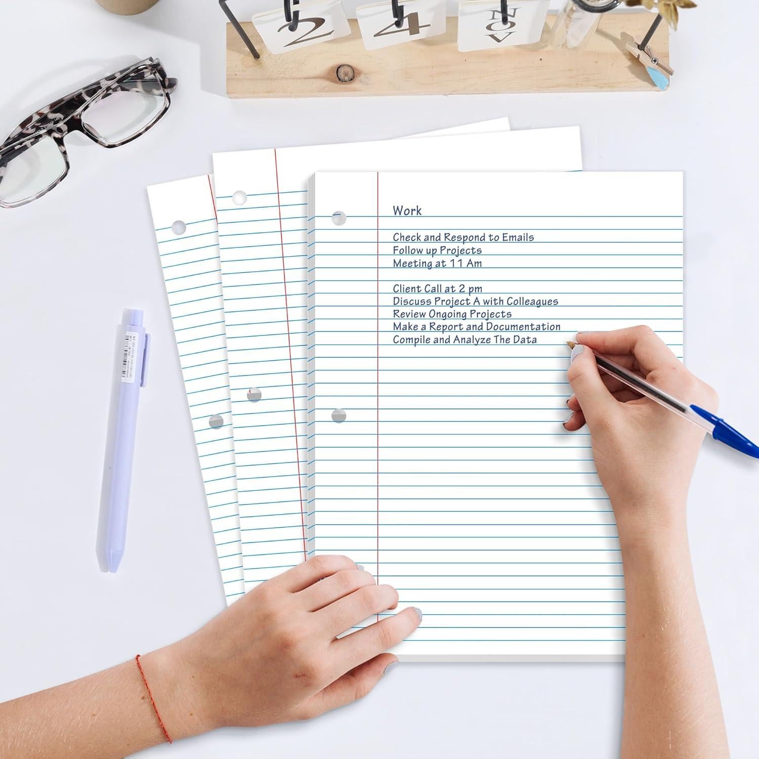 Papel Suelto Regulado SUNEE 450 Hojas 20.32x26.67 cm