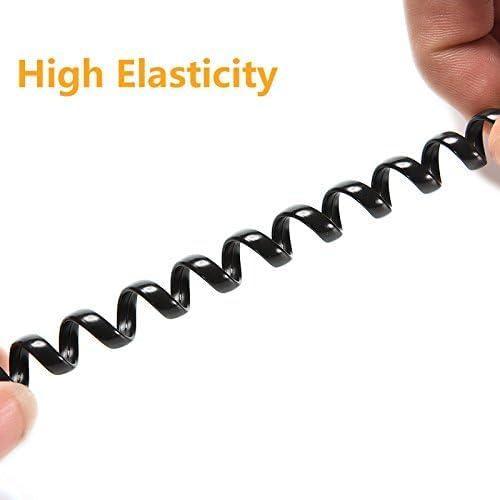 Cable de Teléfono Uvital RJ9 5 Pack 1.4m/8m Negro