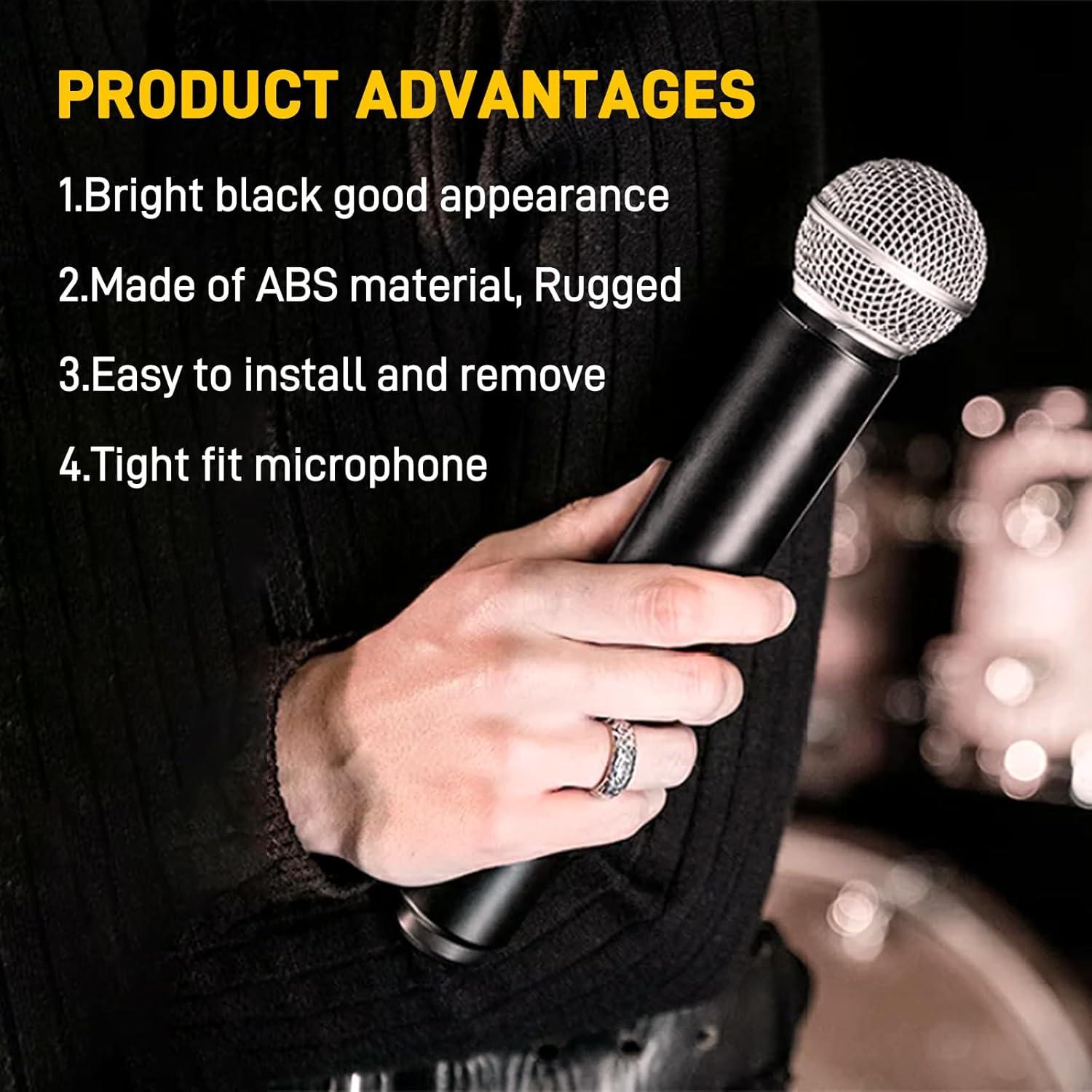 Cubierta de Batería Repuesto YIBEICO para Micrófono Shure BLX2/SM58