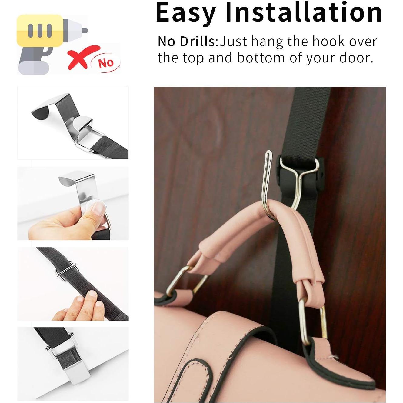 Organizador de Bolsos IZUS - Soporte de 20 Ganchos para Armario