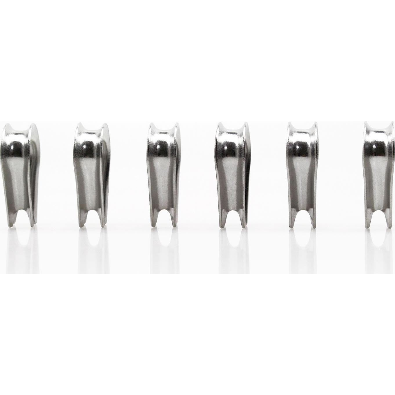 Ojal de Cable de Alambre Acero Inoxidable M2 20 Piezas 1.59-2.38 mm