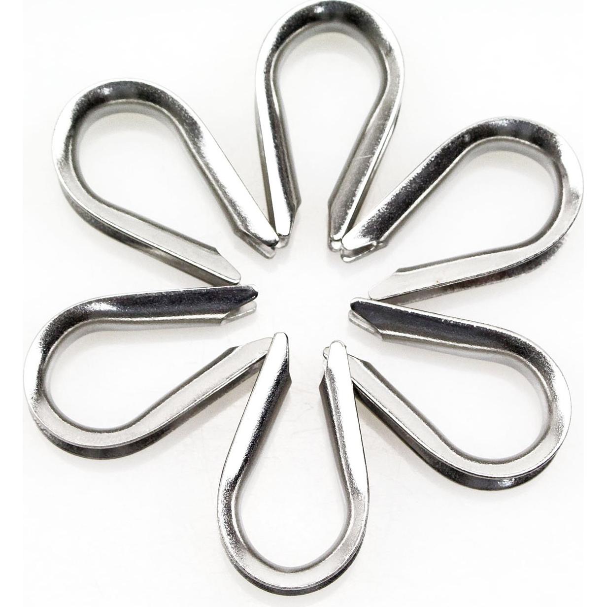 Ojal de Cable de Alambre Acero Inoxidable M2 20 Piezas 1.59-2.38 mm