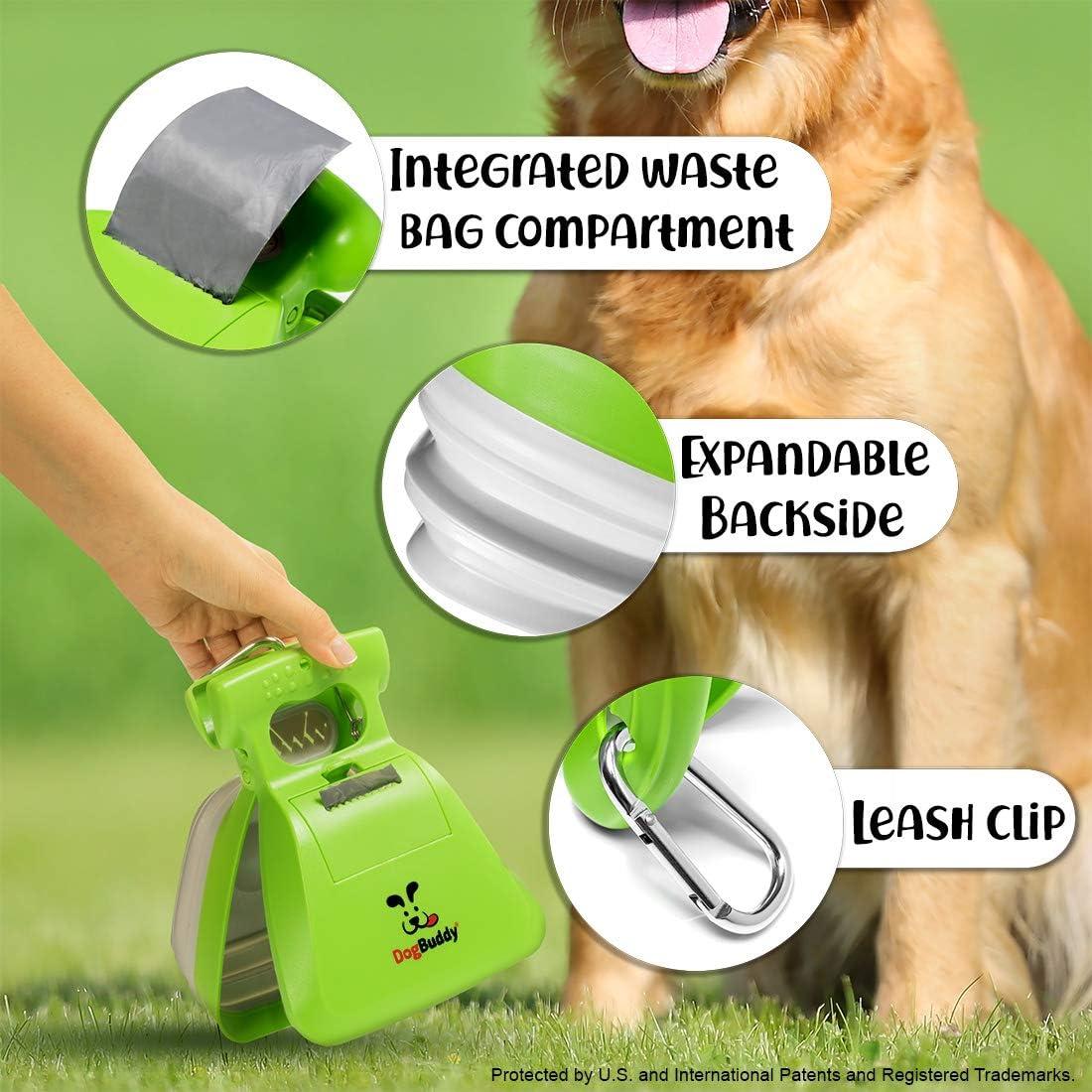 Recogedor de Excremento DogBuddy Mediano Kiwi con Bolsas
